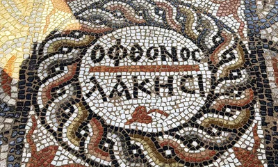 Turkey ancient mosaic Greek