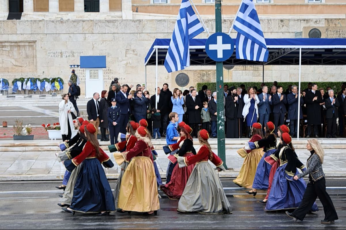 Athens student parade