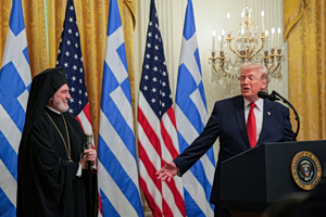 Trump Host Greek Independence Day Celebration at White House (Vid)