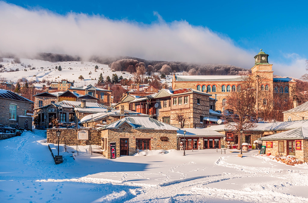 Snow in Greece: Winter Returns in Late March