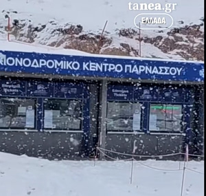 Early Spring Snowfall Blankets Mountains