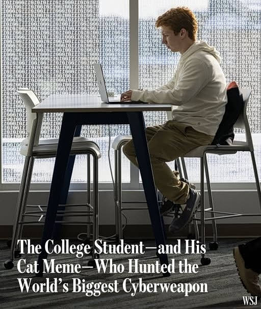 The College Student—and His Cat Meme—Who Hunted the World’s Biggest Cyberweapon