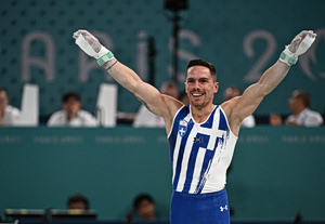 Petrounias Wins Gold Despite Severe Back Injury