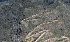 A Beautiful But Perilous Mountain Road on Crete (Vid)