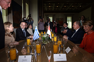 The City of Athens Medal Awarded to Prince Albert II of Monaco