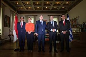 Prince Albert II of Monaco in Athens