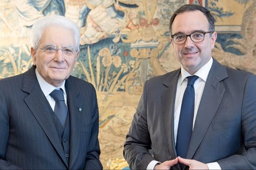 Italian President Mattarella Receives Antenna Group Chairman Kyriakou