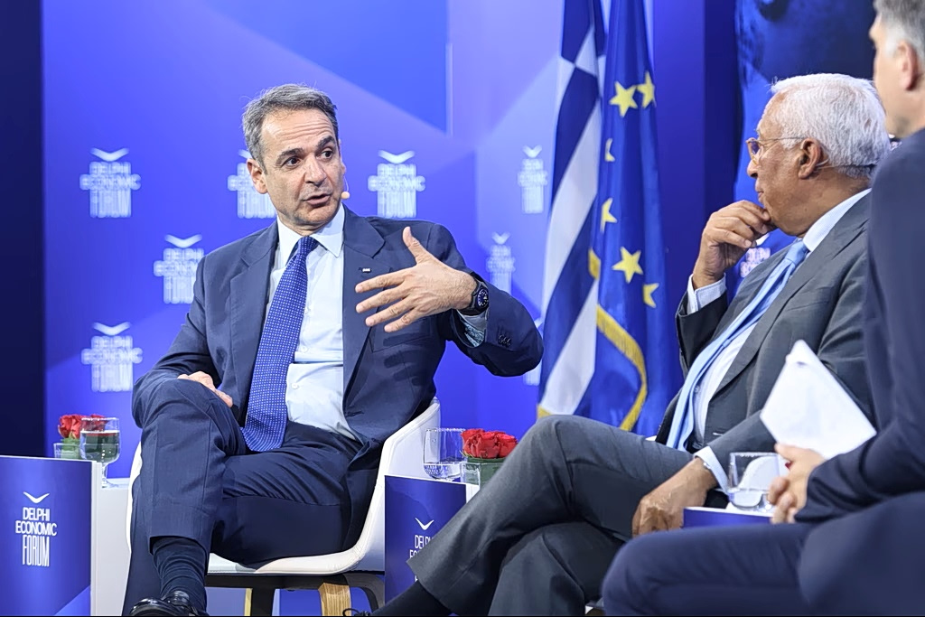 Mitsotakis at Delphi Forum: ‘We Need a Plan B if Mideast Crisis Drags on’ (Vid)