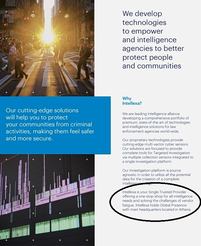 Wiretapping: Intellexa of Dillian, based in Athens, advertised spyware to “Law Enforcement Authorities”