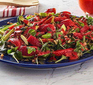 Strawberry Salad with Strawberry Vinaigrette