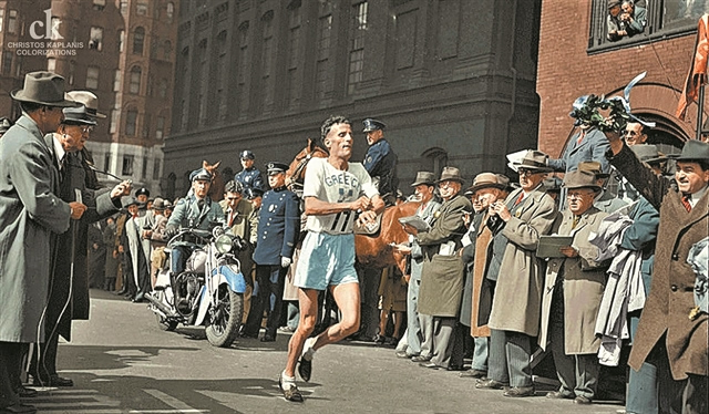 Boston Marathon, 1946: The Greek Runner Who Ran for a Starving Nation