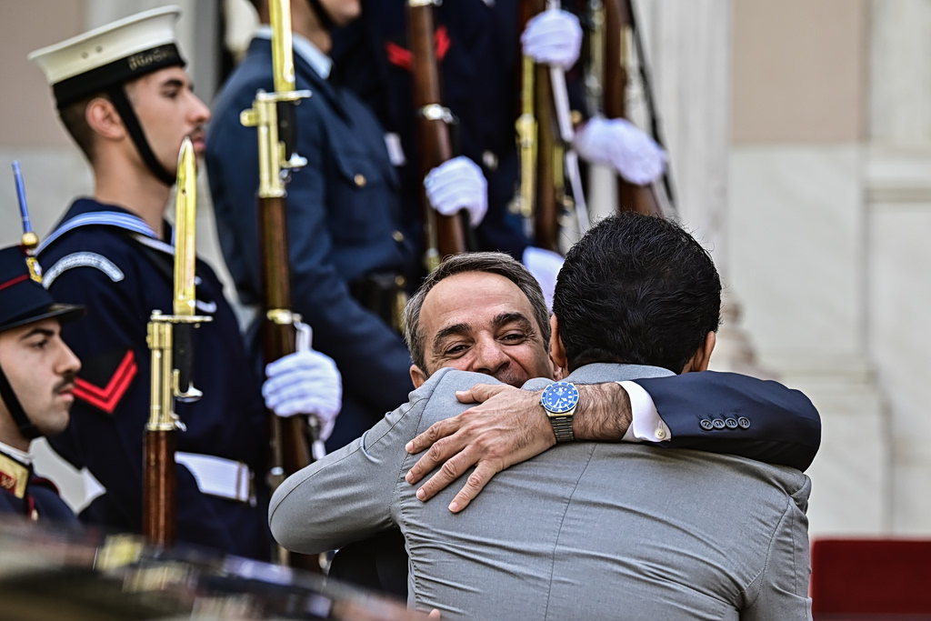 Mitsotakis Al Thani meeting