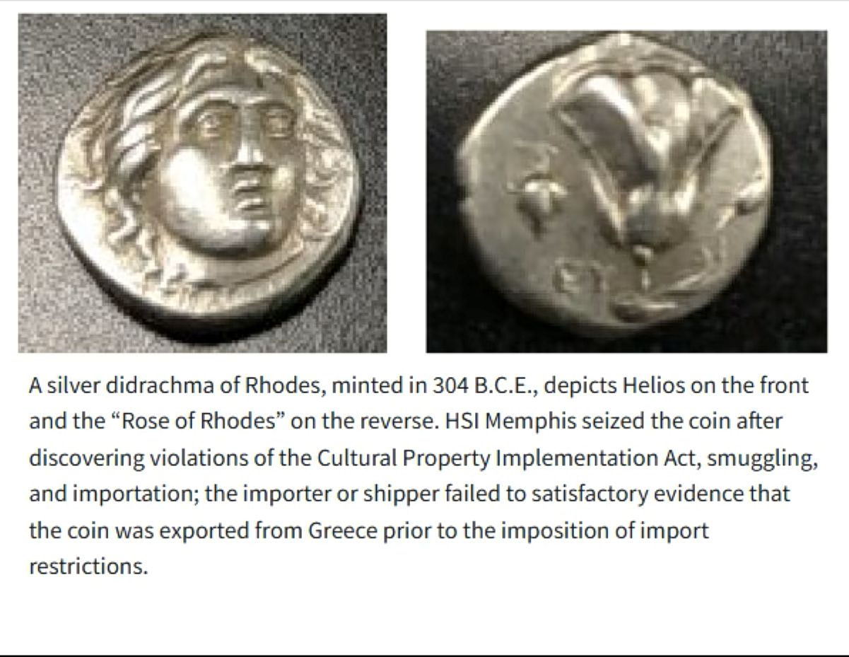 stolen antiquities Greece