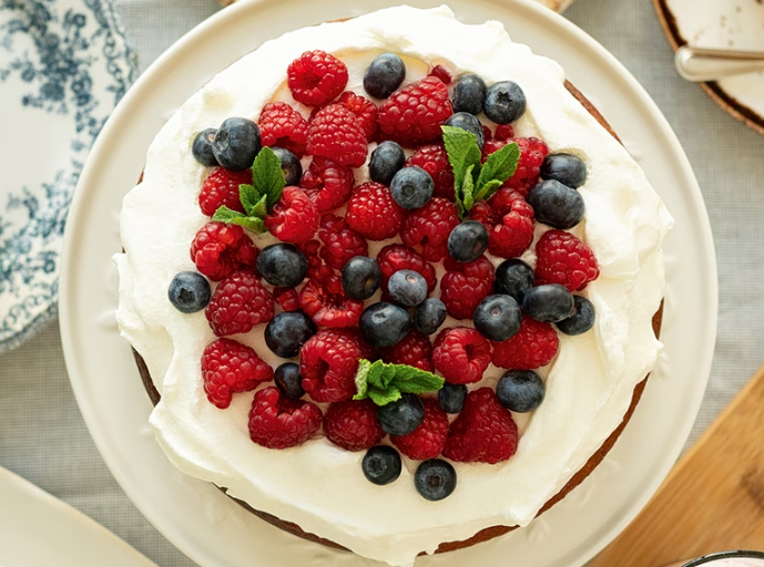 Fluffy Yogurt Cloud Cake