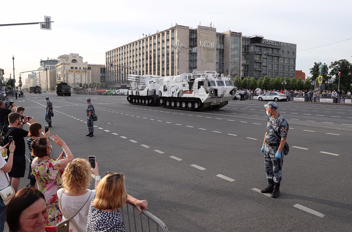 Putin Presides Over Downsized Military Parade as Ukraine War Drags On