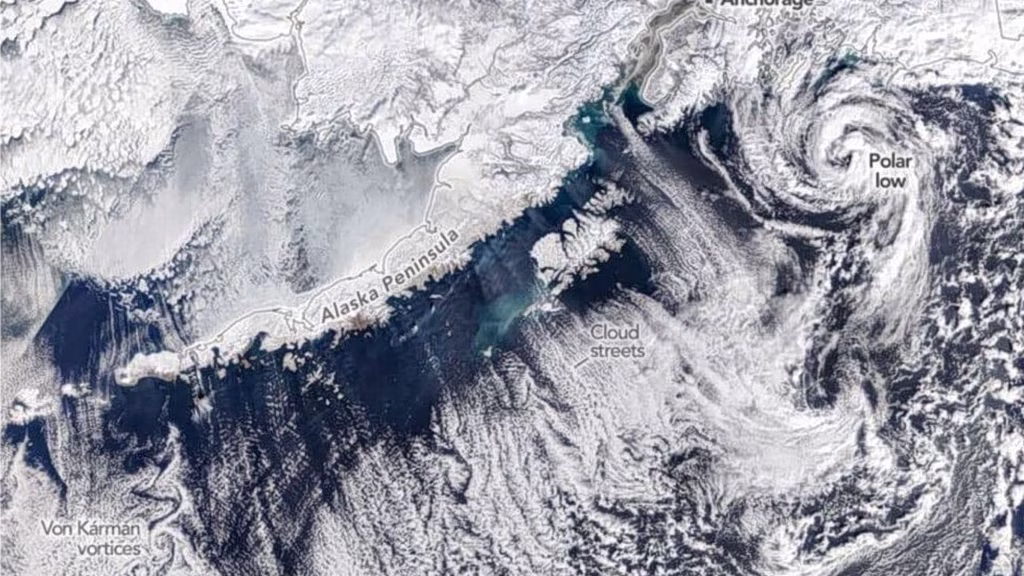 Alaska Clouds: NASA Captures Rare Atmospheric River Imagery