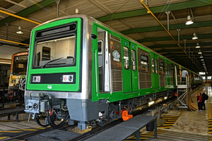 First Fully Refurbished Athens Metro Line 1 Train Debuts in July
