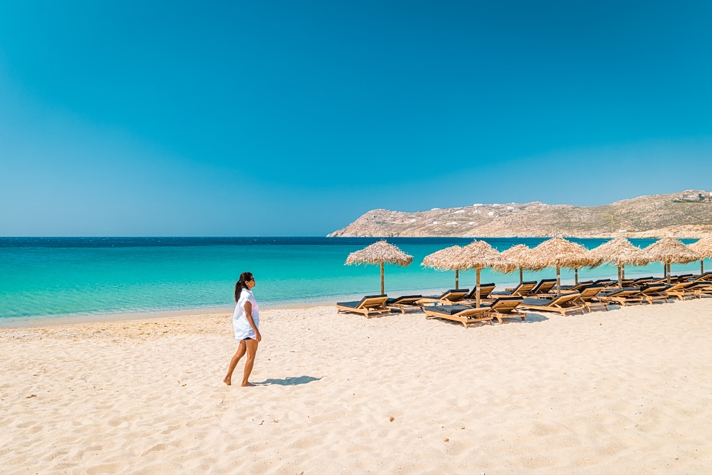 public beaches Greece