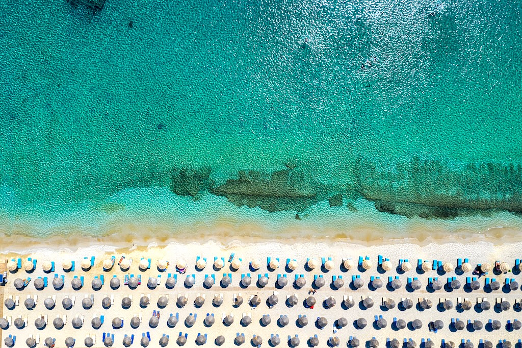 public beaches Greece