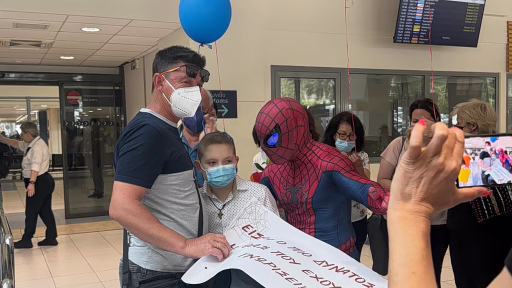 Young Cancer Survivor Returns Home to Emotional Welcome