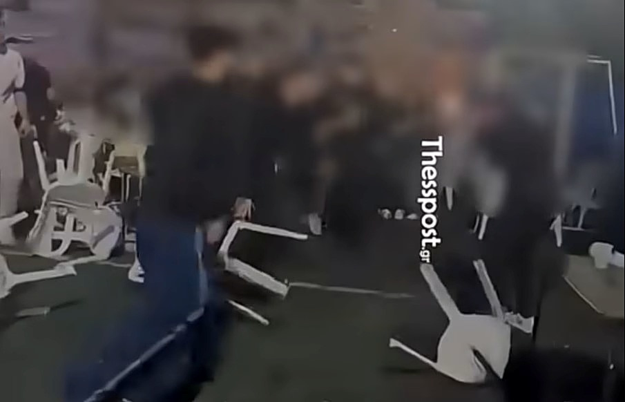 Mass Brawl Erupts at Pontian Celebration in Thessaloniki; 4 Injured