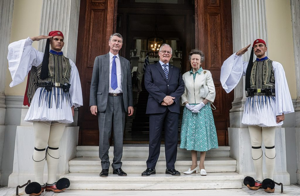Princess Anne Meets Greek President During Official Visit