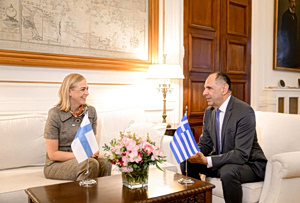 Greece, Finland Focus on Maritime Security and Russia