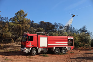 Wildfire Breaks Out in Filothei, Athens