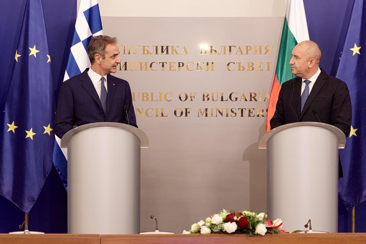 Greek PM Meets With Rumen Radev in Bulgaria