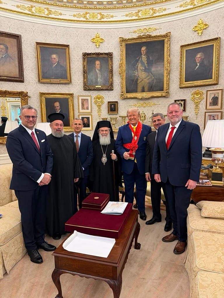 Jerusalem Patriarch Brings Concerns Over Middle East Christians to Trump