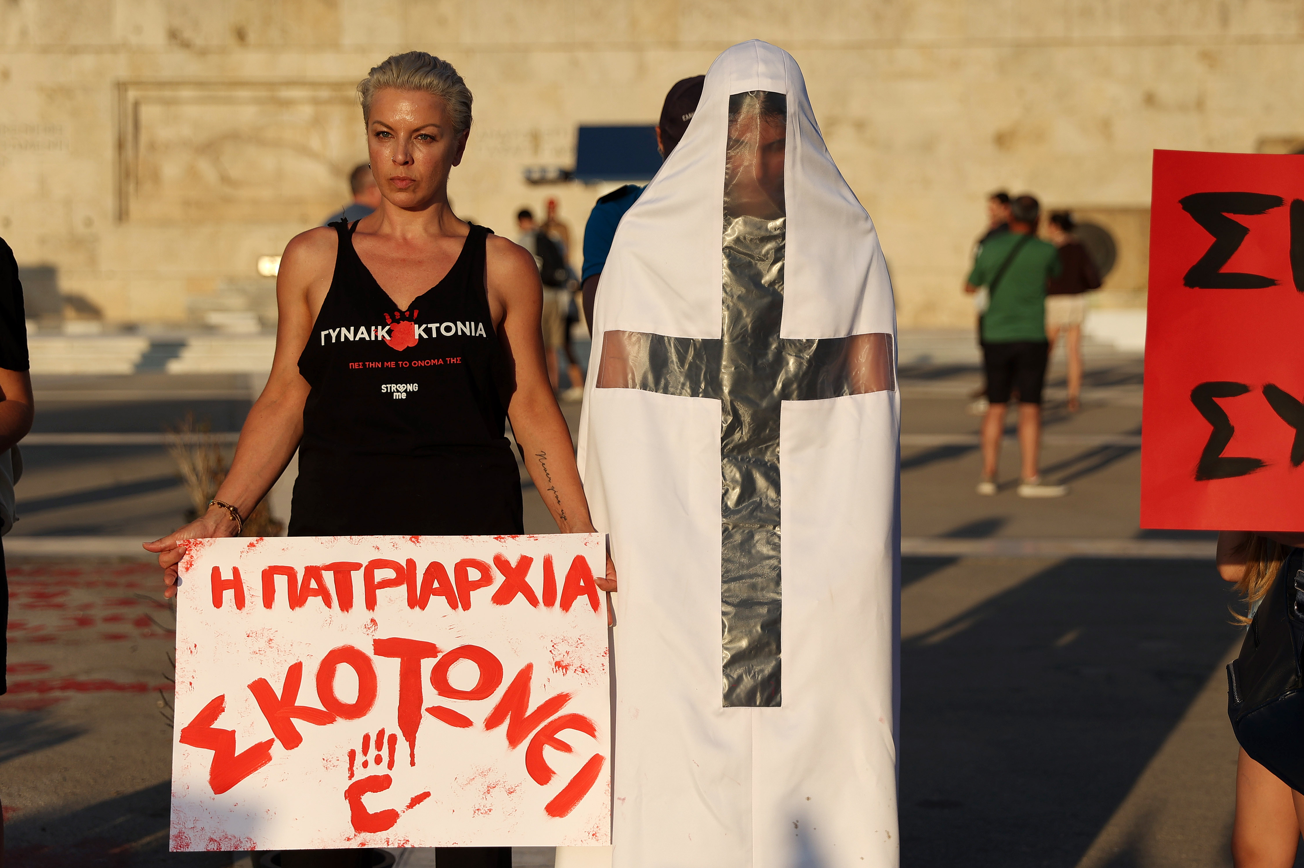 Women’s Rights Protest in Syntagma Over Gender Violence