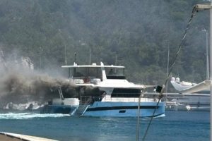 Fire Breaks Out on Two Boats at Paxos Port