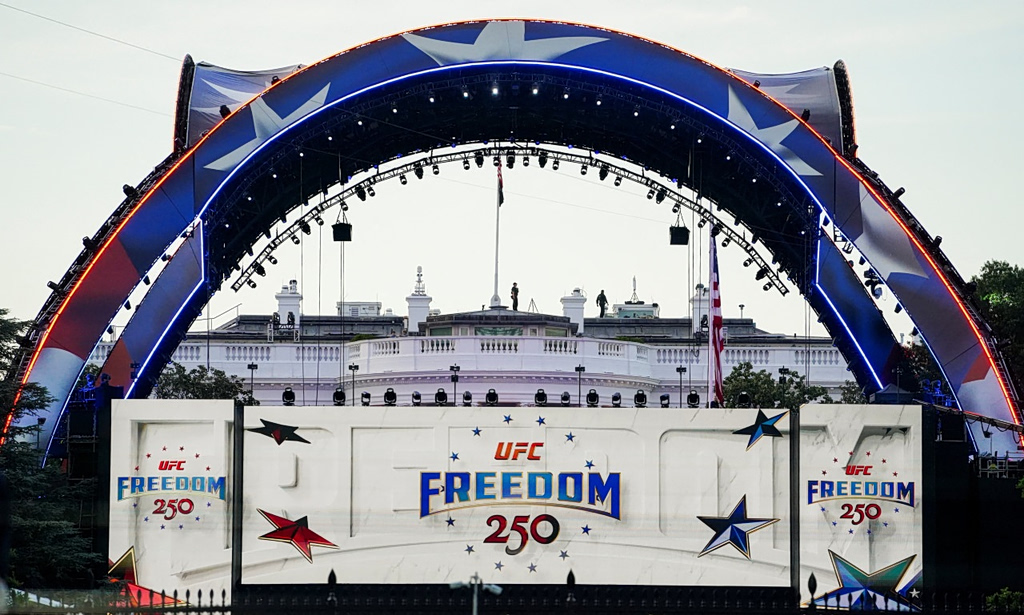 Blood, Sweat and Corporate Sponsors: Trump Hosts White House Cage Fight