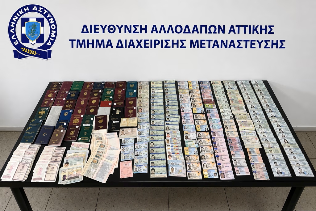Police Raid Alleged Forgery Ring Supplying Fake Travel Docs