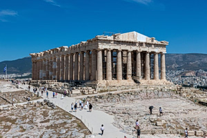 Parthenon West Pediment Restored, Scaffolding Removed After Two Centuries