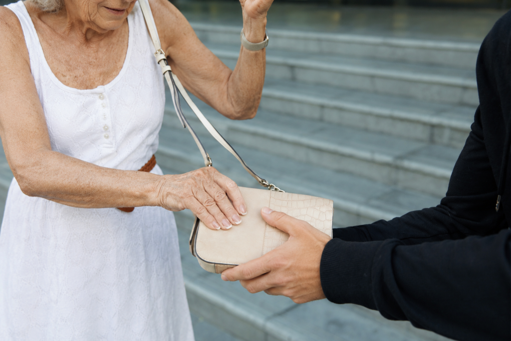 Elderly Woman Robbed in Bag Snatching Incident
