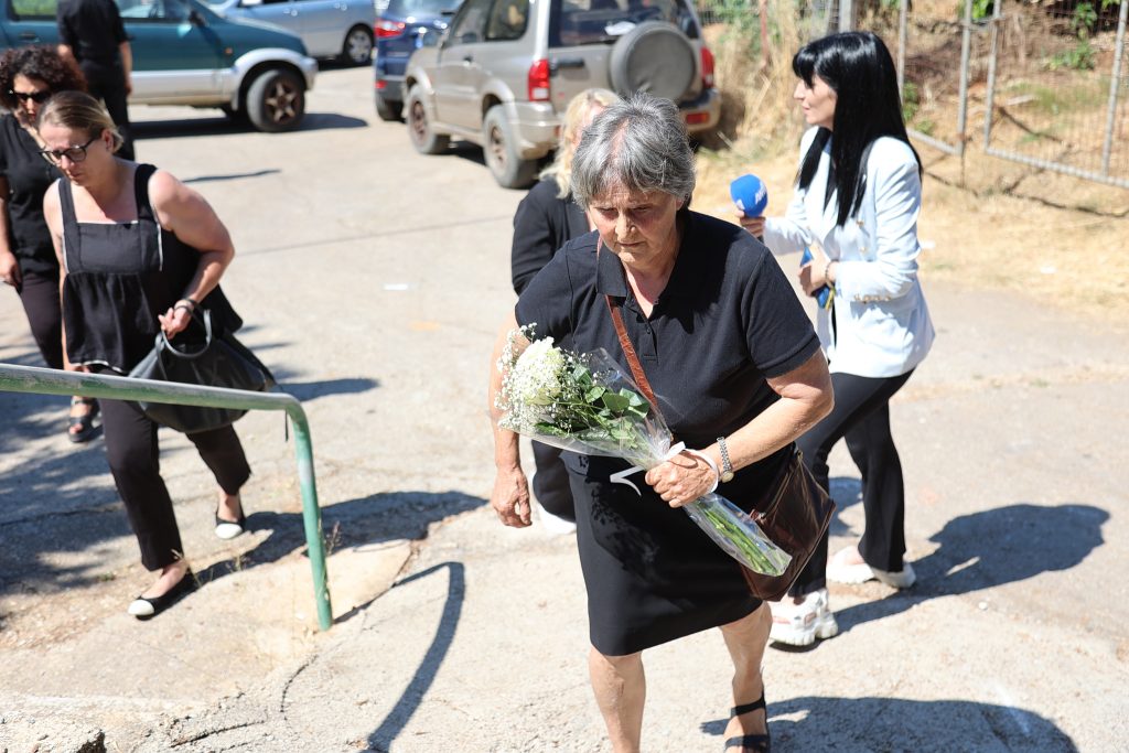 Grief and Anger at Funeral of Woman Killed in Chania Murder