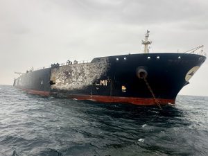 Disabled Tanker Towed to Safety After Malfunction in Central Aegean
