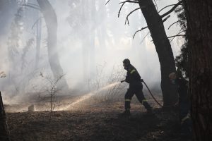 Body found as wildfire burns near Thessaloniki