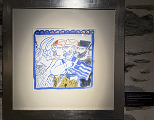 What Is a Retrospective Exhibition dedicated to Alekos Fassianos Doing in a Monastery on Andros?