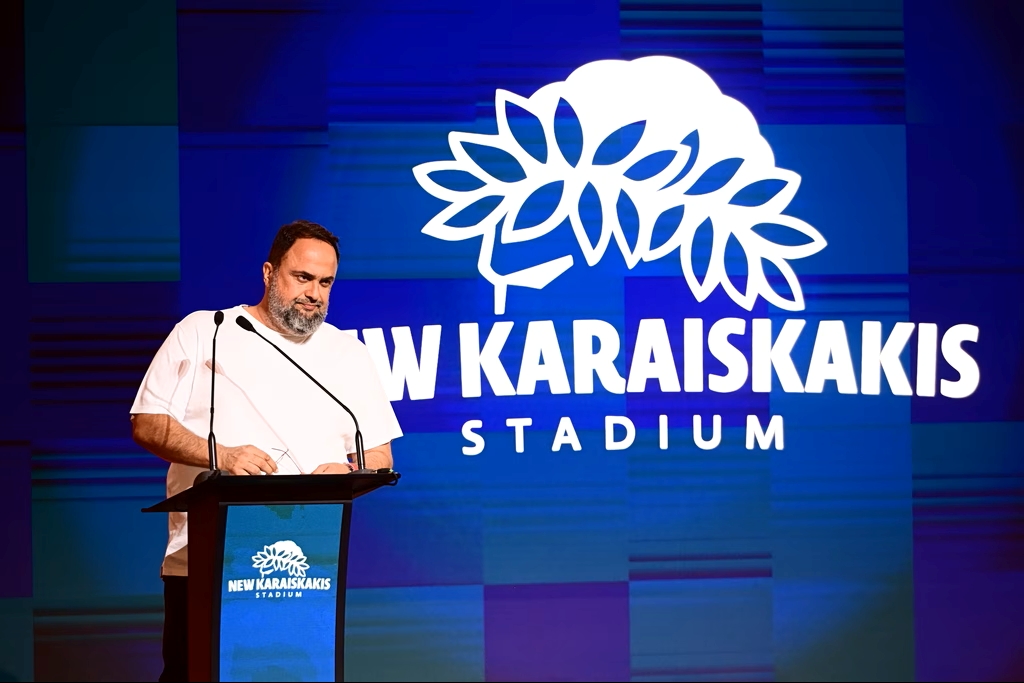Evangelos Marinakis Unveils Plans for New Georgios Karaiskakis Stadium (Live Stream)