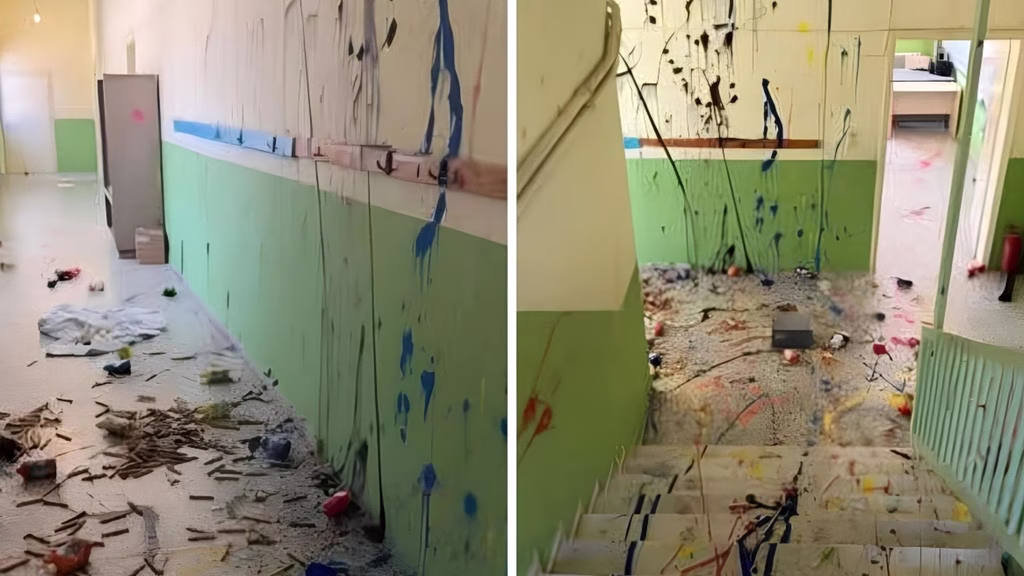 Primary School Vandalized Overnight on Naxos