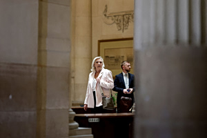 Le Pen Conviction Upheld, but Ban Cut, Electronic Tag Remains