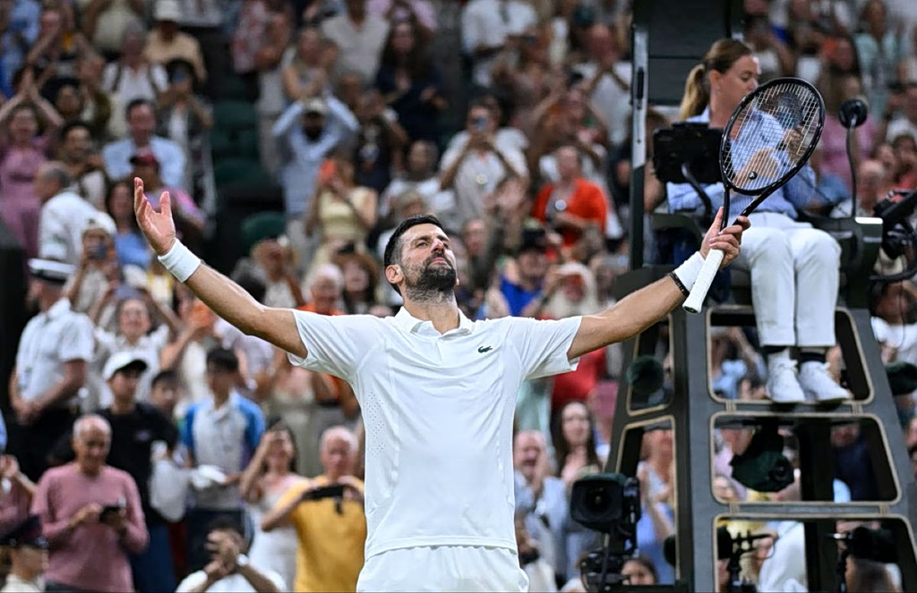 Djokovic Reaches Historic 15th Wimbledon Semi-final