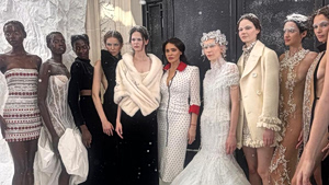 Frozen Eden: Celia Kritharioti Unveils a Mesmerizing Couture Vision in Paris