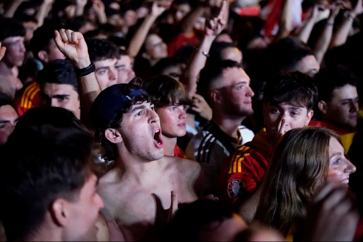 Spain celebration World Cup