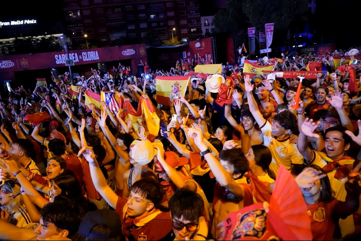 Spain celebration World Cup
