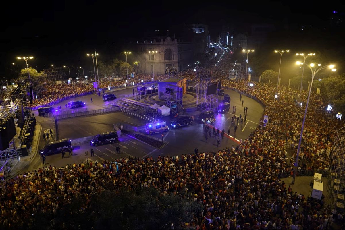 Spain celebration World Cup