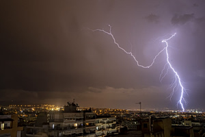 Thunderstorms Hit Northern Greece Amid Heatwave