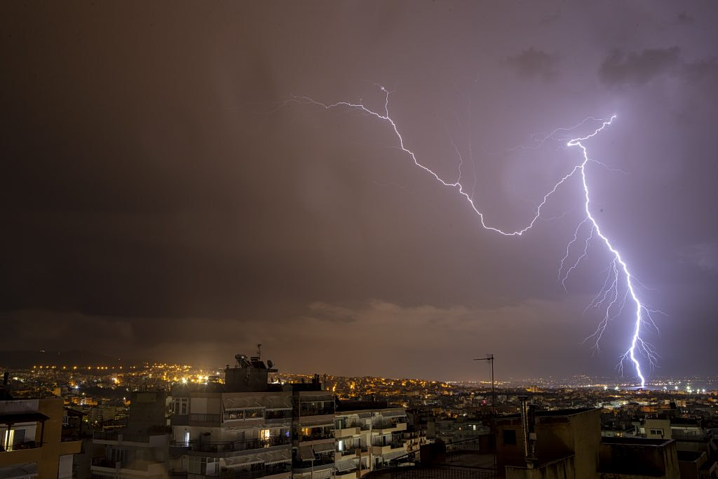 Thunderstorms Hit Northern Greece Amid Heatwave
